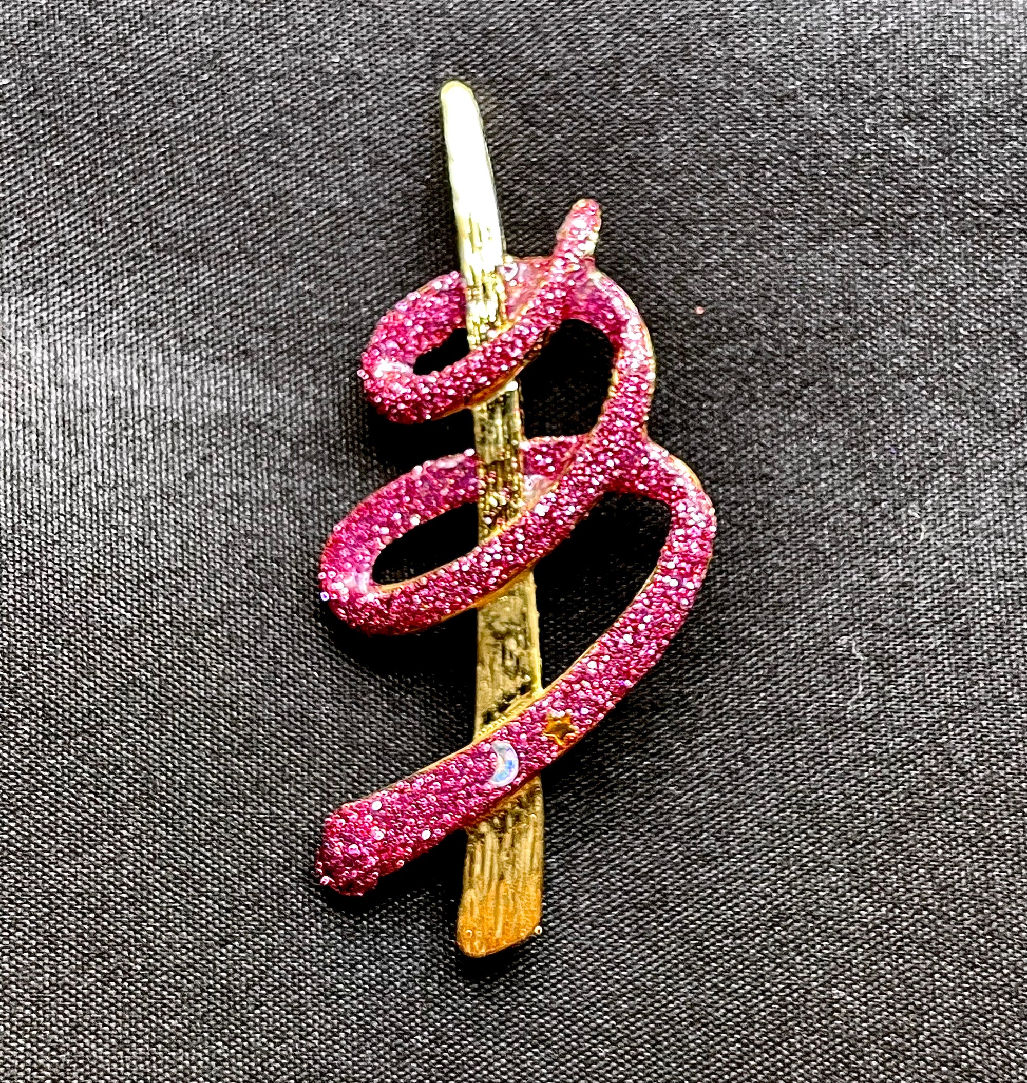 Witch’s Wand Brooch Pin